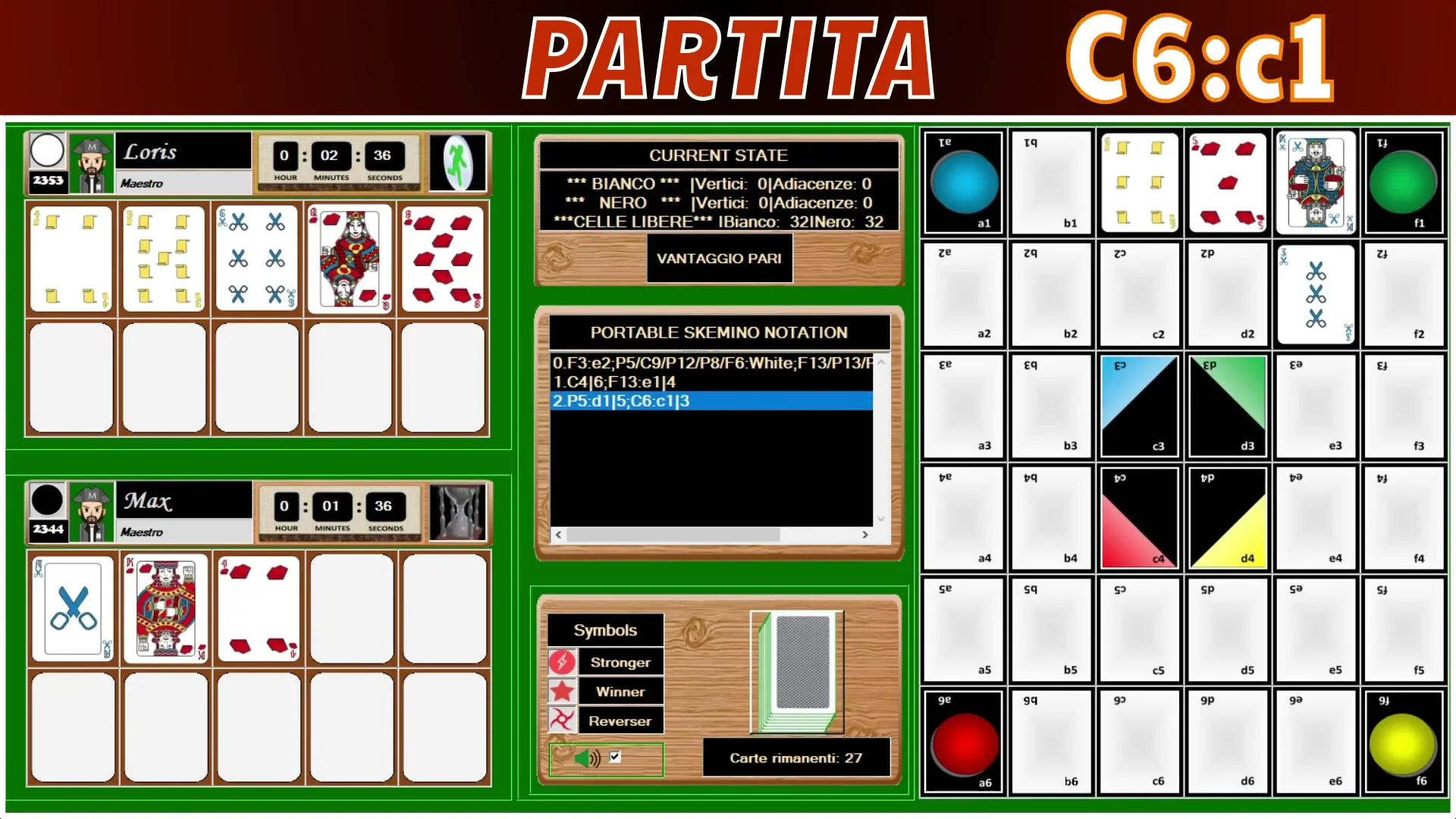 Nero colloca C6 in c1